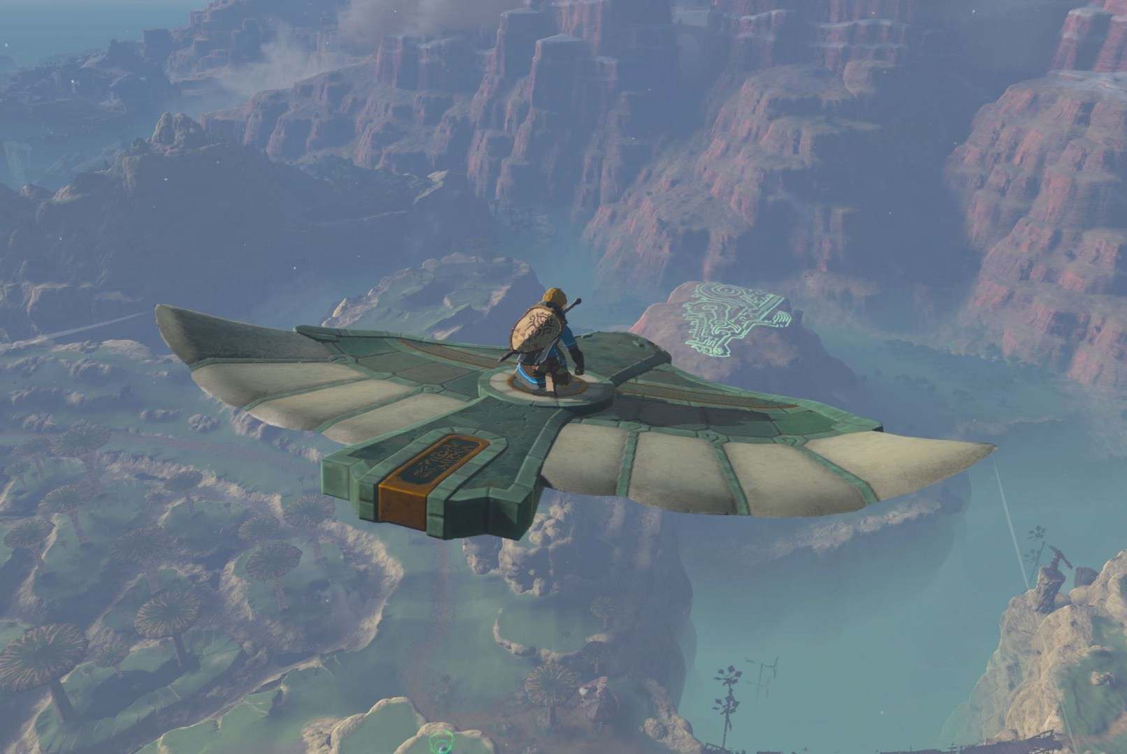 How to use the wing to reach the Temple of Time in Zelda: Tears of the Kingdom